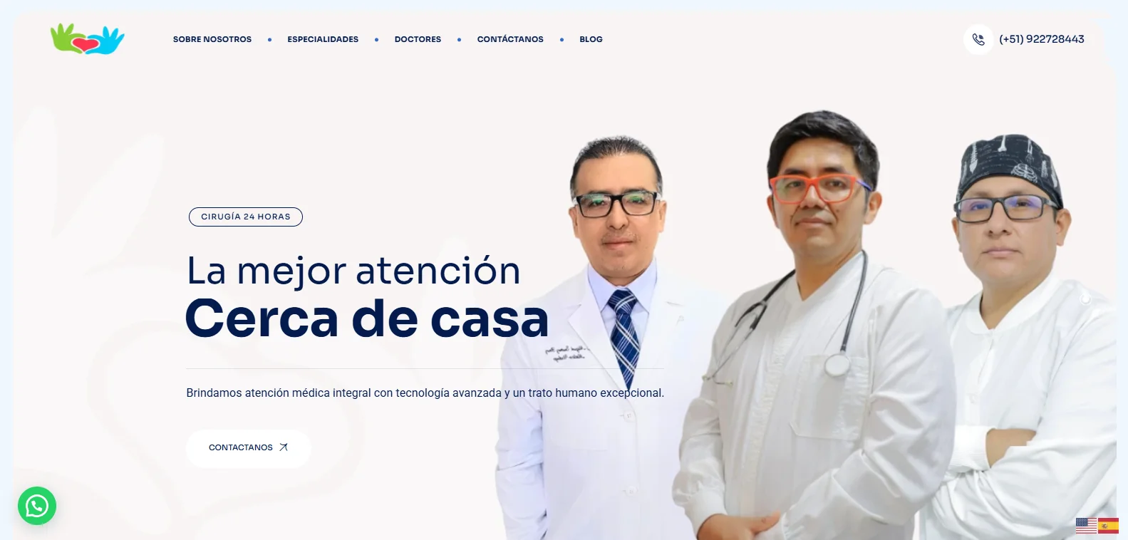 Vista del proyecto Cirugia 24 Horas