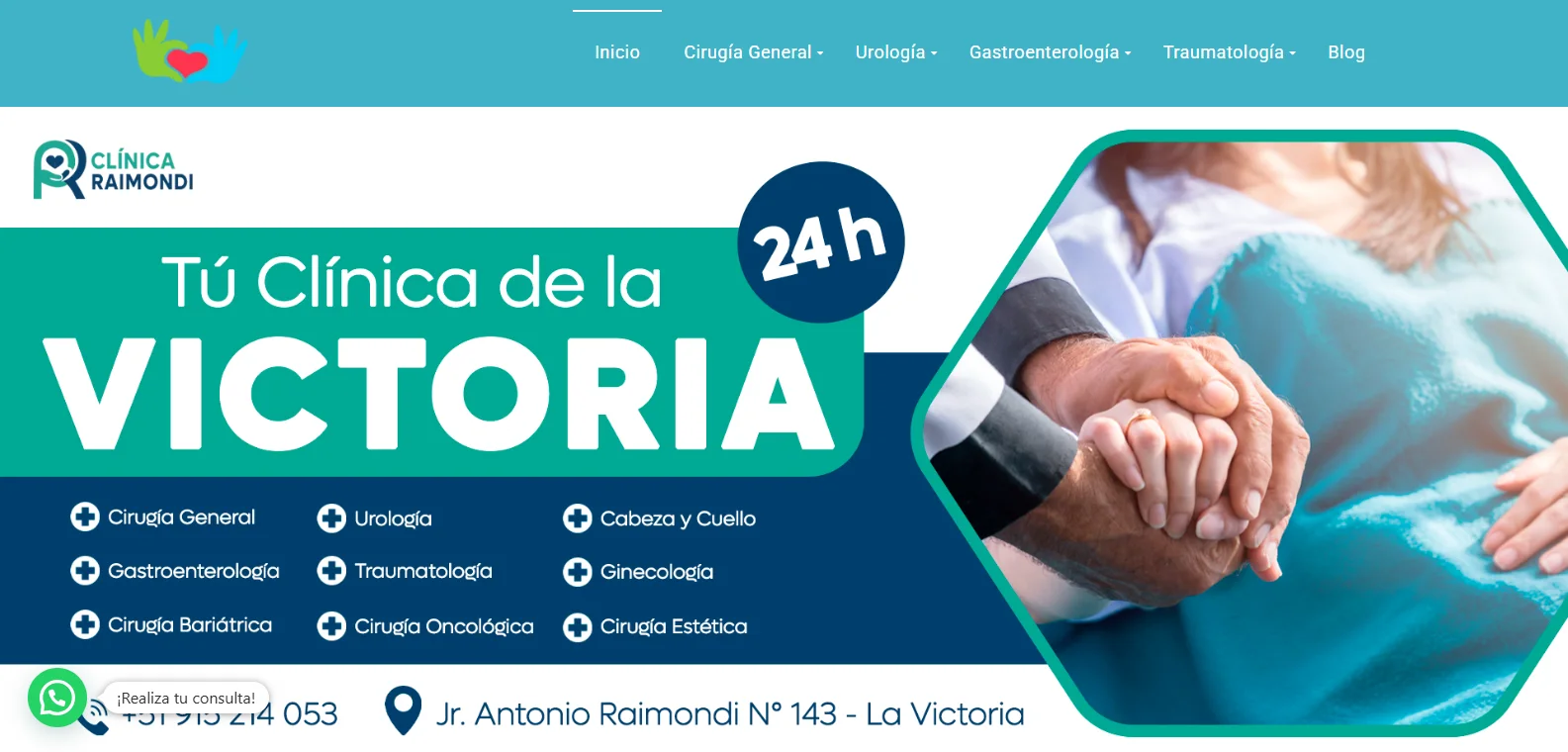 Vista del proyecto Clinica Monte Sinai